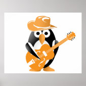 Penguin gitarist poster (Voorkant)