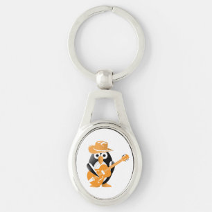 Penguin gitarist sleutelhanger