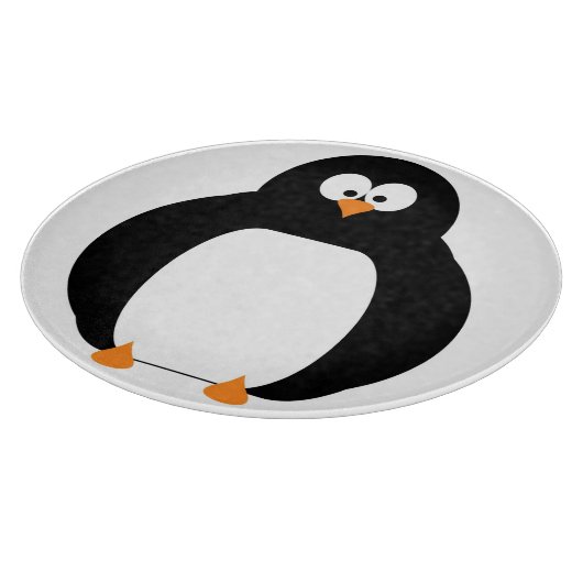Penguin Glass Cutting Board Snijplank (Hoek)