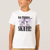 Penguin Go Figuur Schaats T-shirt (Voorkant)