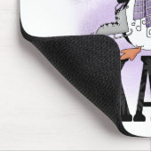 Penguin Go Schaats afbeelding Muismat (Hoek)