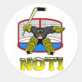 Penguin Goalie GEEN Sticker (Voorkant)