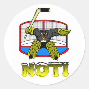 Penguin Goalie GEEN Sticker