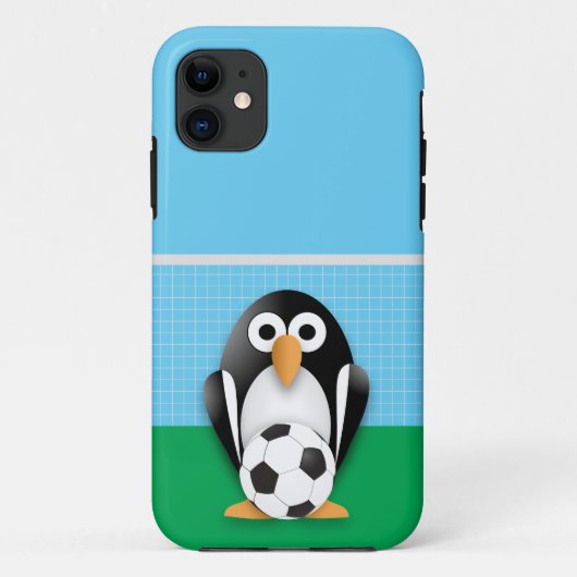 Penguin goalkeeper Case-Mate iPhone case (Achterkant)