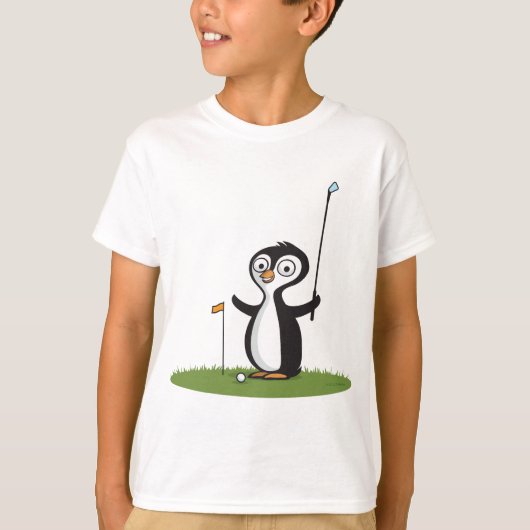 Penguin Golf T-shirt (Voorkant)