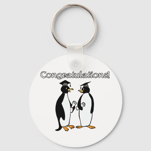 Penguin Graduates Sleutelhanger (Voorkant)