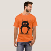 Penguin Gray Grungy Destroyed T-shirt (Voorkant volledig)