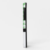 Penguin Green & White Houndstooth iPhone 5 Hoesje (Achterkant/links)