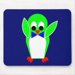 Penguin - groen muismat