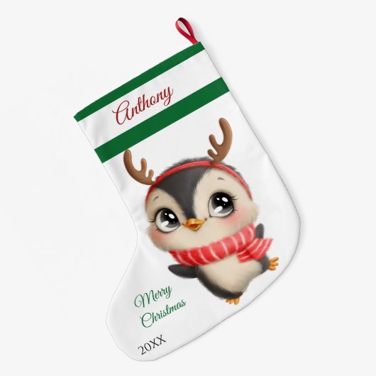 Penguin Grote Kerstkous Grote Kerstsok (Achterkant (Hangend))