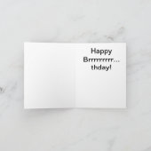 Penguin Happy Birthday Wishes Kaart (Binnen)