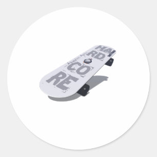penguin hardcore Deck Ronde Sticker