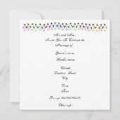 Penguin hart bruiloft uitnodiging (Achterkant)