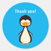 Penguin Hartelijk dank Ronde Sticker (Voorkant)