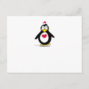 Penguin Heart Briefkaart