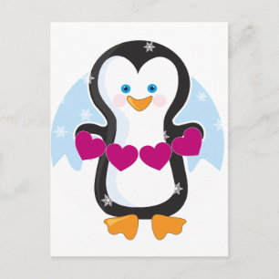 Penguin Heart Briefkaart