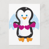 Penguin Heart Briefkaart (Voorkant)