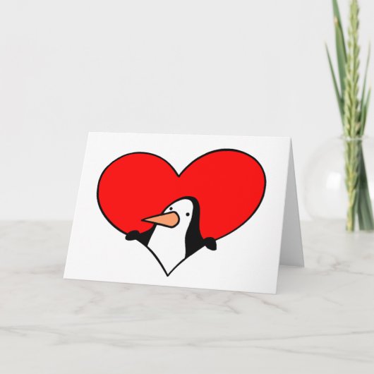 Penguin Heart kaart (Voorkant)