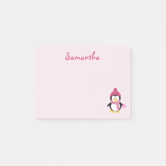  Penguin Heart Post-it® Notes (Voorkant)