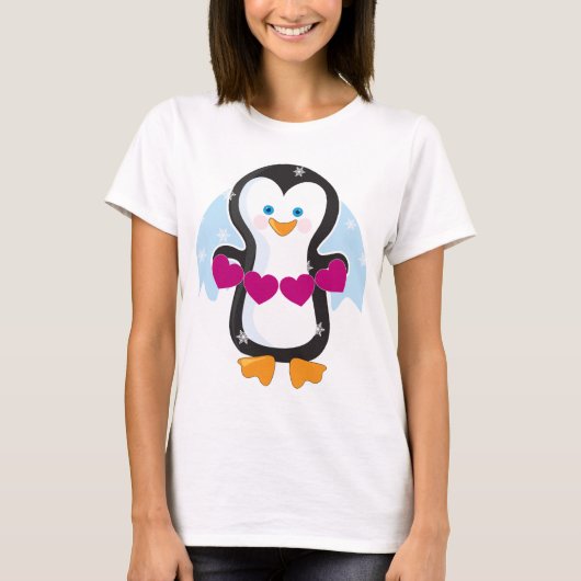 Penguin Heart T-shirt (Voorkant)