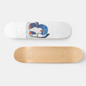 Penguin hockey | achtergrondkleur kiezen persoonlijk skateboard (Horizontaal)