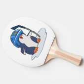 Penguin hockey | achtergrondkleur kiezen tafeltennisbatje (Zijkant)