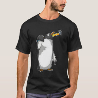 Penguin Hockey Stick Sport T-shirt