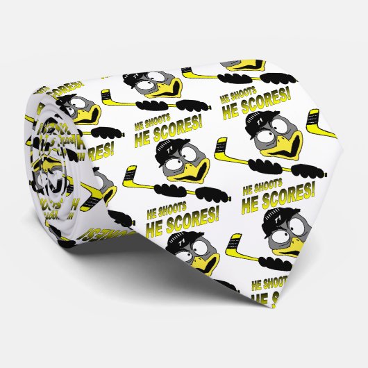 Penguin Hockey Stropdas (Opgerold)