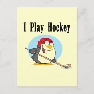 Penguin Hockey Tshirts en Gifts Briefkaart