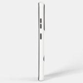 Penguin holding a sign with custom message samsung galaxy hoesje (Rechterkant)