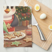 Penguin Holiday Baking Kitchen Towel Theedoek (Quarter Fold)