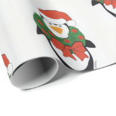 Penguin Holiday - Kinder kunst voor CHOC Cadeaupapier (Rol Hoek)