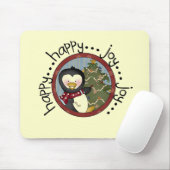 Penguin Holiday T-shirts en cadeautjes Muismat (Met muis)