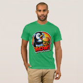 PENGUIN HOUDT VAN CHEESEBURGER 3 T-SHIRT (Voorkant volledig)