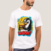 PENGUIN HOUDT VAN CHEESEBURGER 7 T-SHIRT (Voorkant)