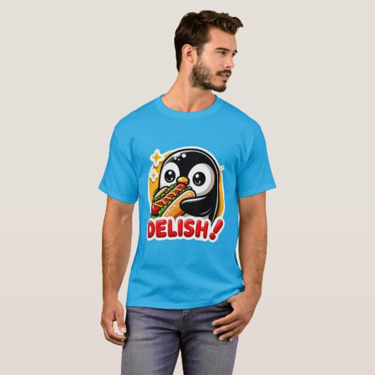 PENGUIN HOUDT VAN HOTDOG 5 T-SHIRT