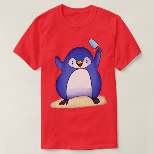 Penguin Ice Cream T-shirt (Design voorkant)