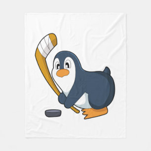 Penguin Ice hockey Ice hockey stick Fleece Deken