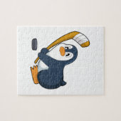 Penguin Ice hockey Ice hockey stick Legpuzzel (Horizontaal)