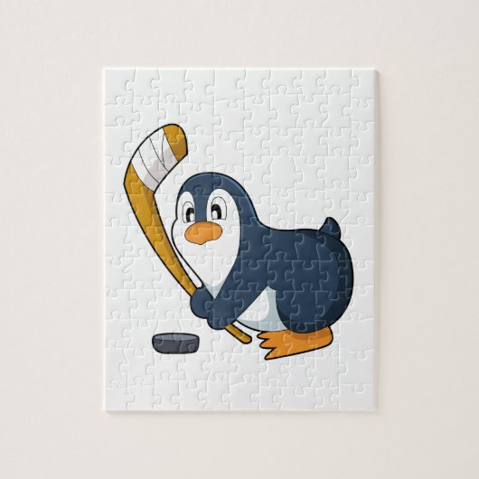 Penguin Ice hockey Ice hockey stick Legpuzzel (Verticaal)