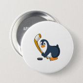 Penguin Ice hockey Ice hockey stick Ronde Button 7,6 Cm (Voorkant /achterkant)
