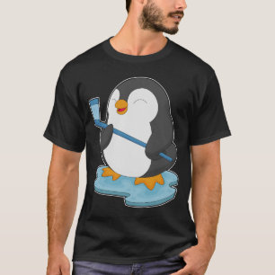 Penguin Ice hockey Ice hockey stick T-shirt