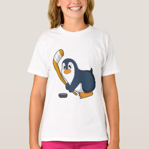 Penguin Ice hockey Ice hockey stick T-shirt