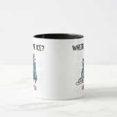 Penguin Ice Skating Mok (Midden)