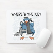 Penguin Ice Skating Muismat (Met muis)