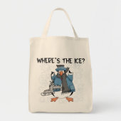 Penguin Ice Skating Tshirts en Gifts Tote Bag (Voorkant)