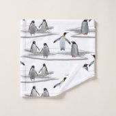 Penguin Iceberg Party Bathroom Towel Set Bad Handdoek (Wasdoekje)