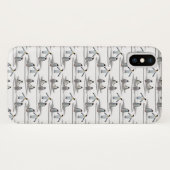 Penguin Iceberg Party iPhone X Hoesje (kleur kieze (Achterkant (horizontaal))