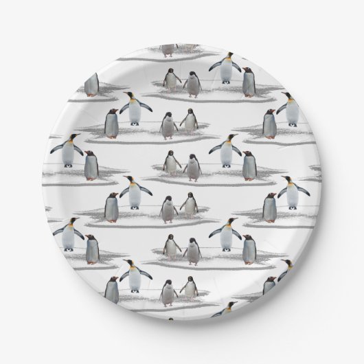 Penguin Iceberg Party Paper Bord (Voorkant)