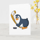 Penguin IJshockey IJshockeystick Kaart (Gele Bloem)